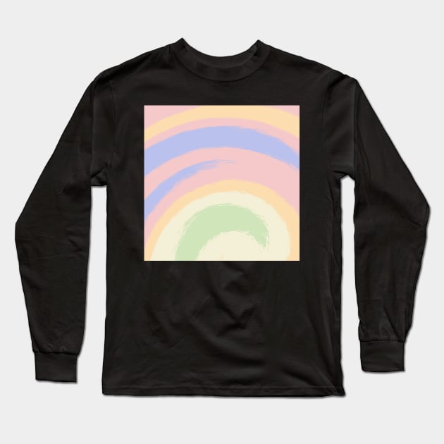 Circle Of Soft Seasonal Colors Long Sleeve T-Shirt by Peaceful Space AS